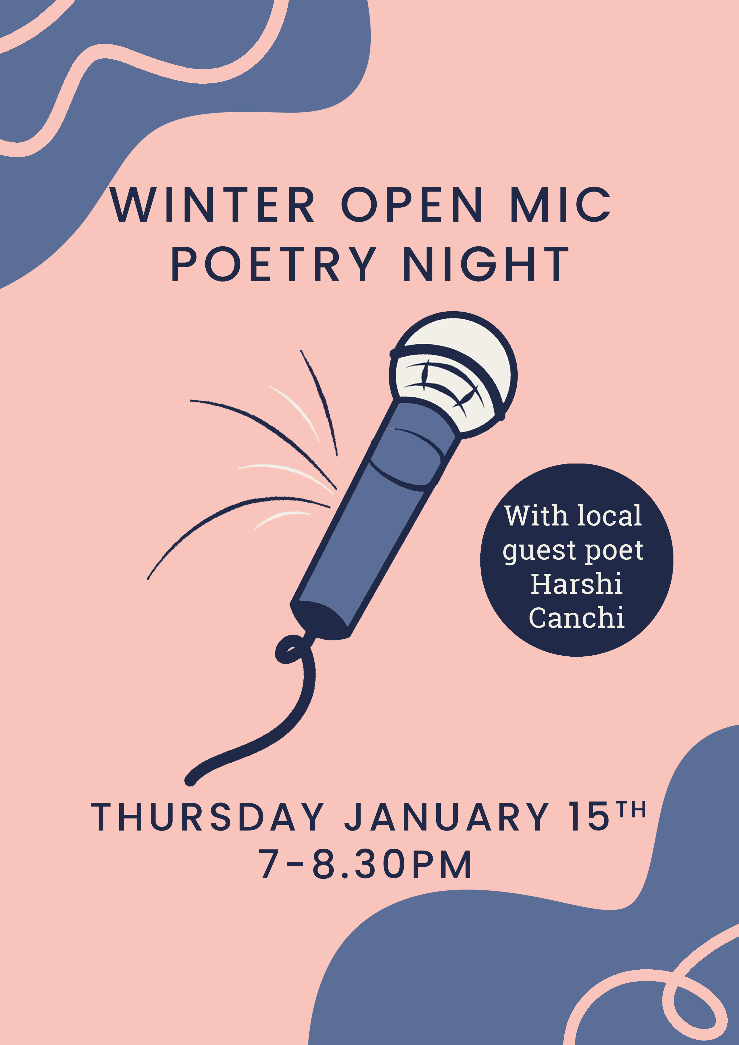 Open Mic Poetry Night 15/01/26