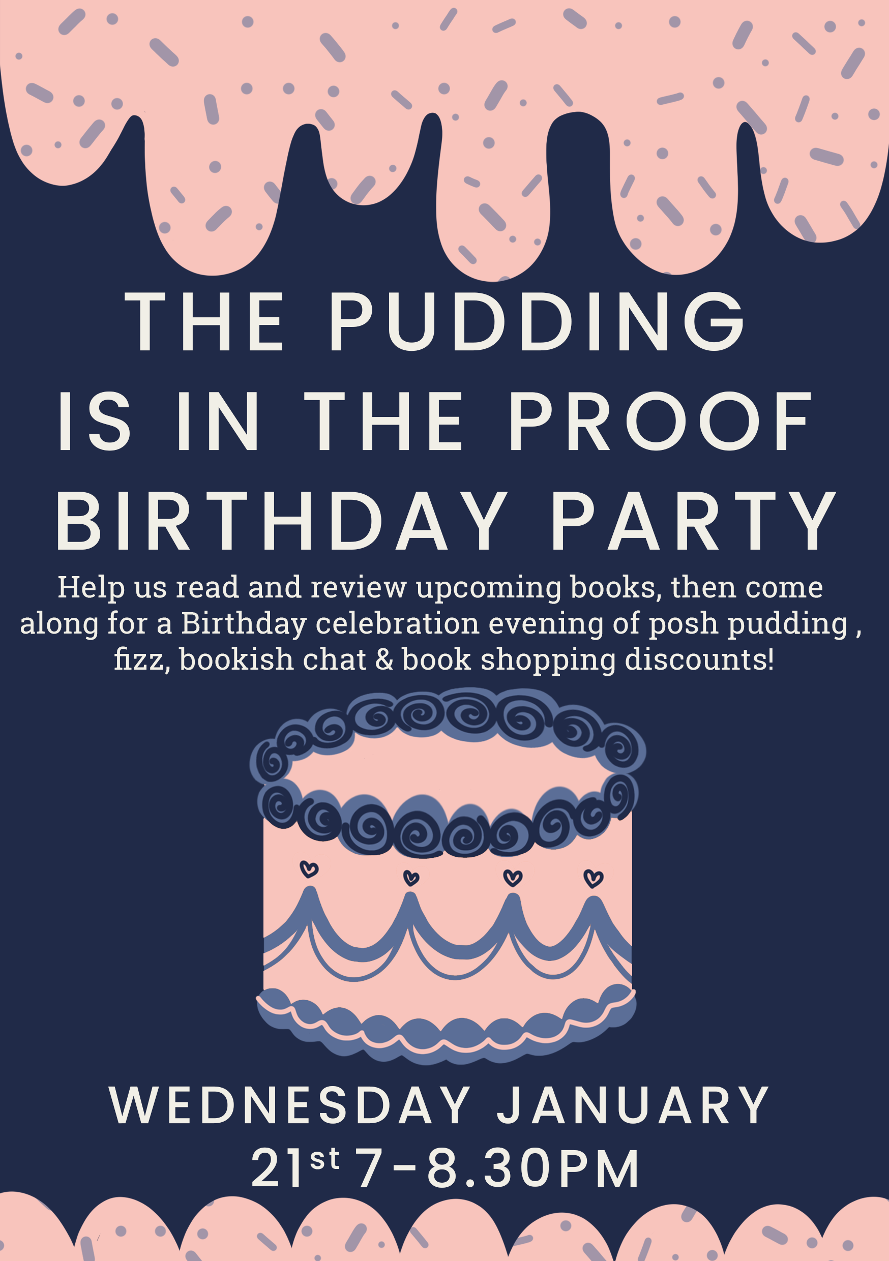The Pudding is in the Proof Party 21/01/26