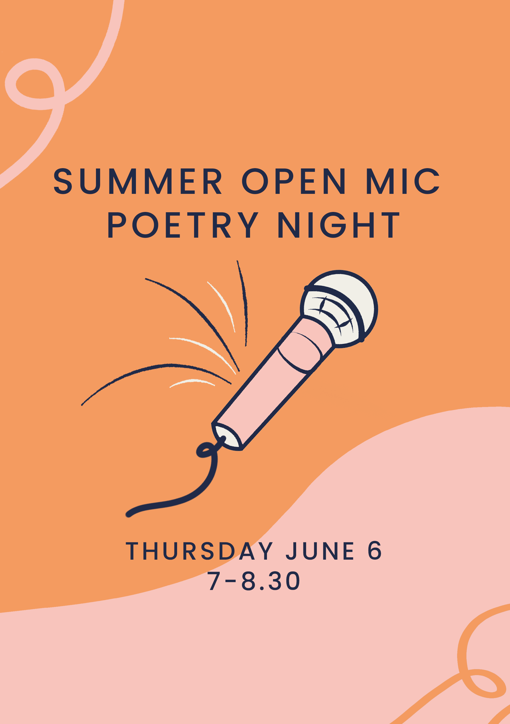 Summer Open Mic Poetry 06/06
